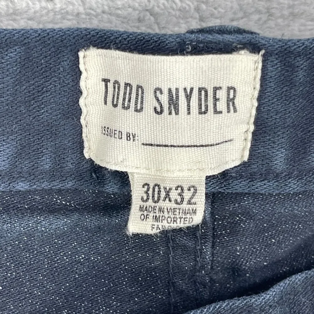 Todd Snyder Jeans Mens 30x30 5 Pocket Slim Fit Black Fade